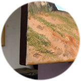 Crow Flying By Window Rock Original Painting - Laura Milnor Iverson Official Site