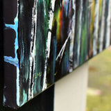 Birch Trees in a Mysterious Forest Original Painting - Laura Milnor Iverson Official Site