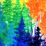 An Owl Lives in the Chakra Forest Original Painting - SOLD - Prints Available