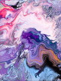 Dragon in an Amethyst Cave Original Painting - SOLD - Prints Available