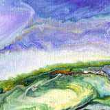 Springtime Mountains Original Painting - Laura Milnor Iverson Official Site