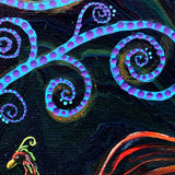 Phoenix and Tree of Life Original Painting Laura Milnor Iverson Official Site