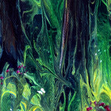 SOLD Forest Wildflower Meadow Original Painting - Prints Available