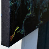 Forest in Deep Green Moonlight Original Painting SOLD - Prints Available
