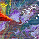 Stroll Through a Mystic Garden Original Painting - NFS- Laura Milnor Iverson Official Site