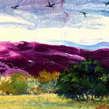 Geese and Goslings Out for a Swim Original Painting Laura Milnor Iverson