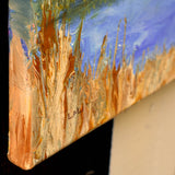 Geese and Goslings Out for a Swim Original Painting Laura Milnor Iverson