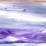 Misty Sunset over Mt. Hood Original Painting by Local Oregon Artist