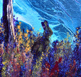 Rabbit by an Oregon Lake Original Painting - SOLD - Prints Available