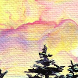 Easter Sunrise in the Pacific Northwest Original Painting Laura Milnor Iverson Official Site