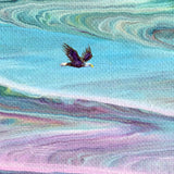 Soaring Over the Mountains Original Painting