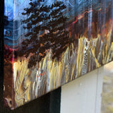 Rain in the Pacific Northwest Autumn Original Painting Laura Milnor Iverson