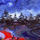 Wild Sunset in the Pacific Northwest Original Painting Laura Milnor Iverson Official Site