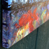 Wild Sunset in the Pacific Northwest Original Painting Laura Milnor Iverson Official Site