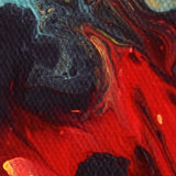 Red Phoenix Rising Original Painting SOLD Prints Available