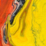 Green Buddha in Rainbow Lotus Pond Original Painting Laura Milnor Iverson Official Site