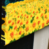Murmuration over a Field of Sunflowers Original Painting Laura Milnor Iverson Official Site