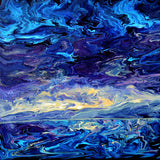 Cormorant Fisherman at Sunrise Original Painting