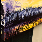 Geese Over a Wetlands Pond at Sunset Original Painting Laura Milnor Iverson Official Site