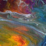 Sea Stack in the Electric Twilight Original Painting Laura Milnor Iverson Official Site