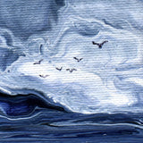 Sea Foam Under an Abalone Sky Original Painting Laura Milnor Iverson Official Site