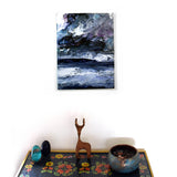 Sea Foam Under an Abalone Sky Original Painting Laura Milnor Iverson Official Site