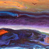 The Last Light Over a Rainbow Sea Original Painting Laura Milnor Iverson Official Site