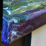 The Last Light Over a Rainbow Sea Original Painting Laura Milnor Iverson Official Site