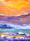 The Sky Dreams of Dragons Original Painting Laura Milnor Iverson