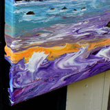 The Sky Dreams of Dragons Original Painting Laura Milnor Iverson
