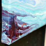 The Sun Setting Over the Cerulean Sea Original Painting Laura Milnor Iverson Official Site