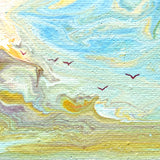 The Sun Setting Over the Cerulean Sea Original Painting Laura Milnor Iverson Official Site