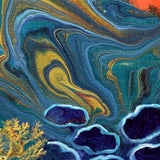Elkhorn Coral Under the Sea Original Painting - Laura Milnor Iverson Official Site