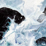 Waves Crashing Over Rocks Original Painting Laura Milnor Iverson Official Site