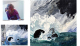 Waves Crashing Over Rocks Original Painting Laura Milnor Iverson Official Site