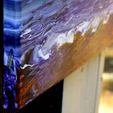 Lightning Brewing Over the Sea Original Painting Laura Milnor Iverson Official Site