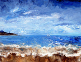 Blue Spring Day in Newport Original Painting Laura Milnor Iverson Official Site