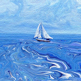 Blue Spring Day in Newport Original Painting Laura Milnor Iverson Official Site