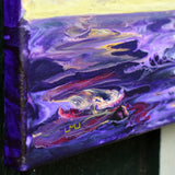 Purple Sunset Over the Sea Original Painting Laura Milnor Iverson Official Site