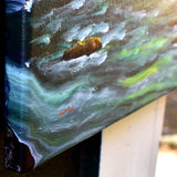 Wave at Twilight in the Pacific Northwest Original Painting Laura Milnor Iverson Official Site