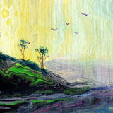 Seagulls in Sunset Rain Original Painting Laura Milnor Iverson Official Site