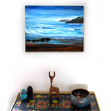 Here By the Sea and Sand Original Painting Laura Milnor Iverson Official Site