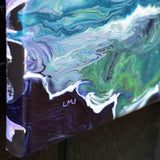 Sailing into the Amethyst Sea Original Painting Laura Milnor Iverson Official Site
