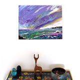 Sailing into the Amethyst Sea Original Painting Laura Milnor Iverson Official Site