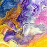 Sun Setting Over the Pacific Original Painting - Laura Milnor Iverson Official Site