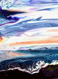 Memories of the White Cliffs Original Painting Laura Milnor Iverson Dover England Seascape