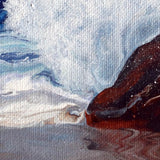 Seagulls Soar Above the Surf Original Painting - SOLD - Prints Available