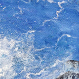Crashing Wave at the Oregon Coast Original Painting - Laura Milnor Iverson Official Site