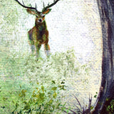 Hart of the Woodland Original Painting Laura Milnor Iverson