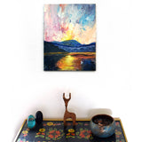 Wetlands Under Mary's Peak Original Painting Laura Milnor Iverson Official Site